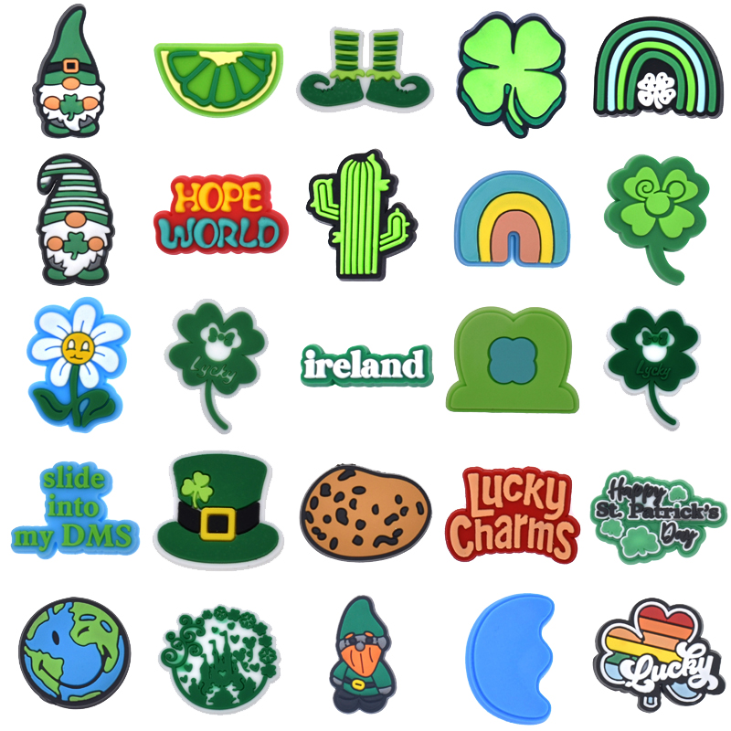 Women'S Accessories For Crocs - Amuletos de zapatos verdes para Crocs,