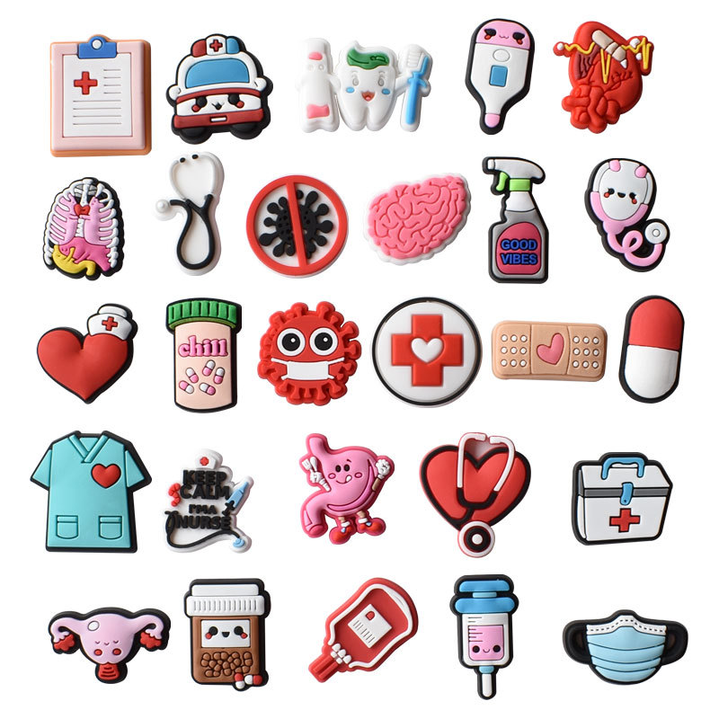Women'S Accessories For Crocs - Amuletos para zapatos de enfermería, accesorios