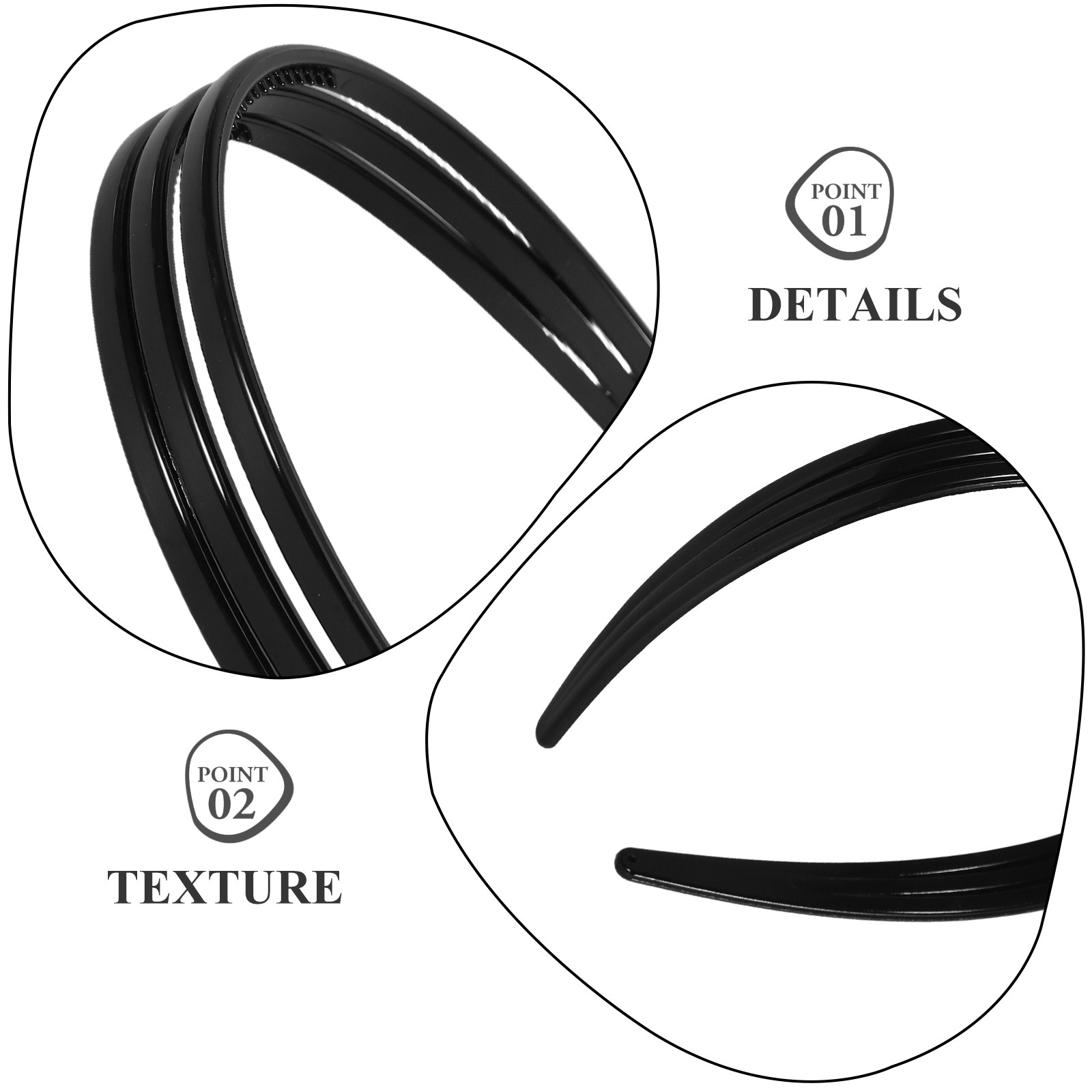 Diadema Hueca de Tres Capas co - Women'S Accessories For Formal Wear reseña y precio