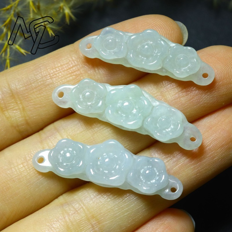 1 ud. Flor de Jadeíta Natural, - Women Accessories To Gift reseña y precio