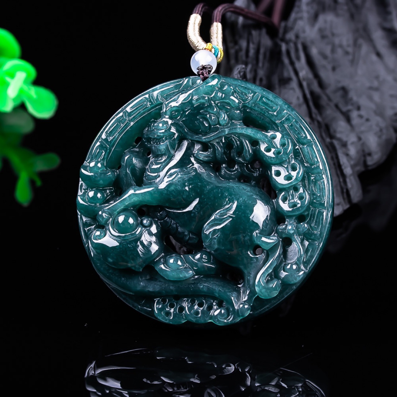 Colgante de Dragón de Jadeíta  - Women'S Vintage Accessories reseña y precio