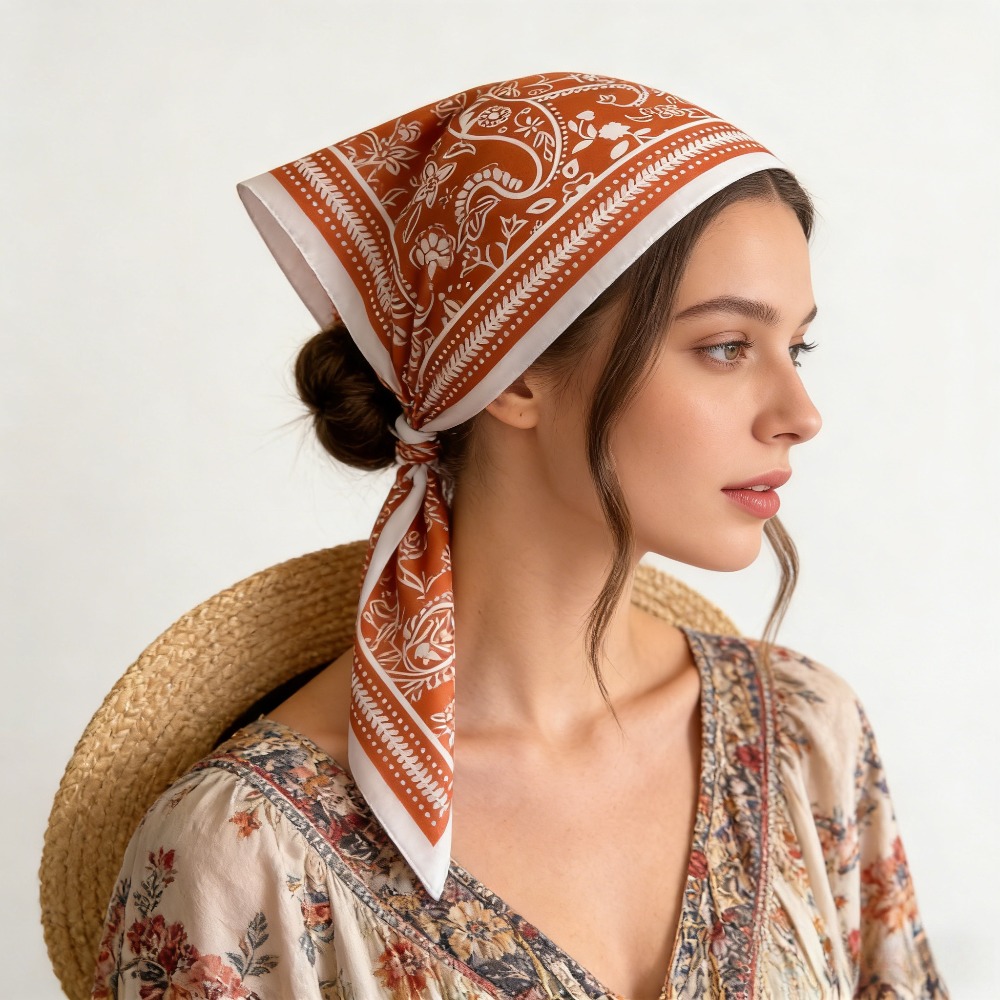Pañuelo de seda con estampado  - Silk Scarf Square reseña y precio