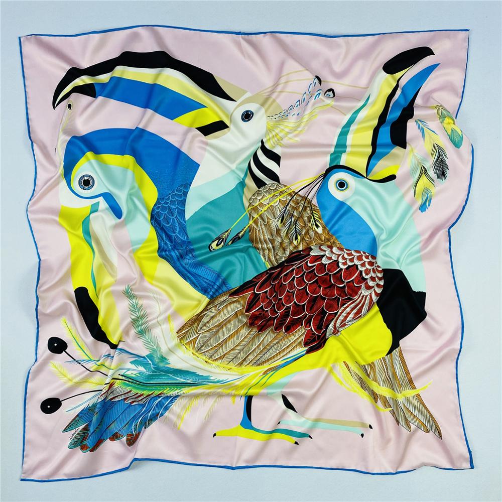 Bufanda cuadrada de sarga de l - Silk Scarf Square reseña y precio